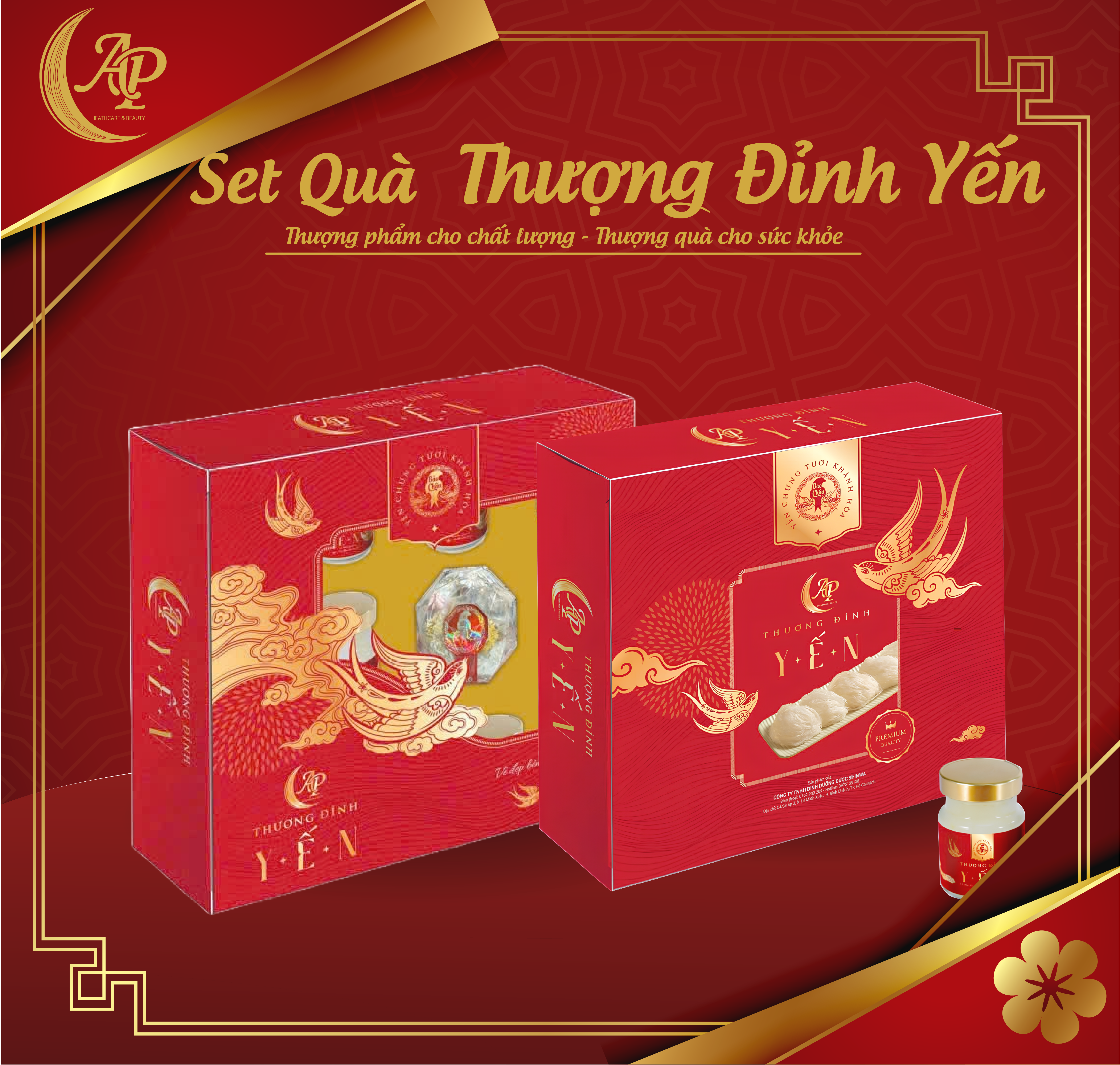 Set qu&agrave; Thượng Đỉnh Yến 150ml
